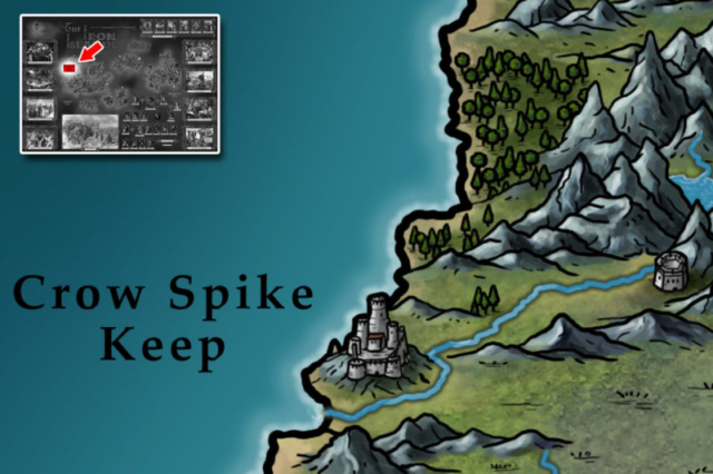 Crow Spike Keep (Iron Islands Map Detail)
