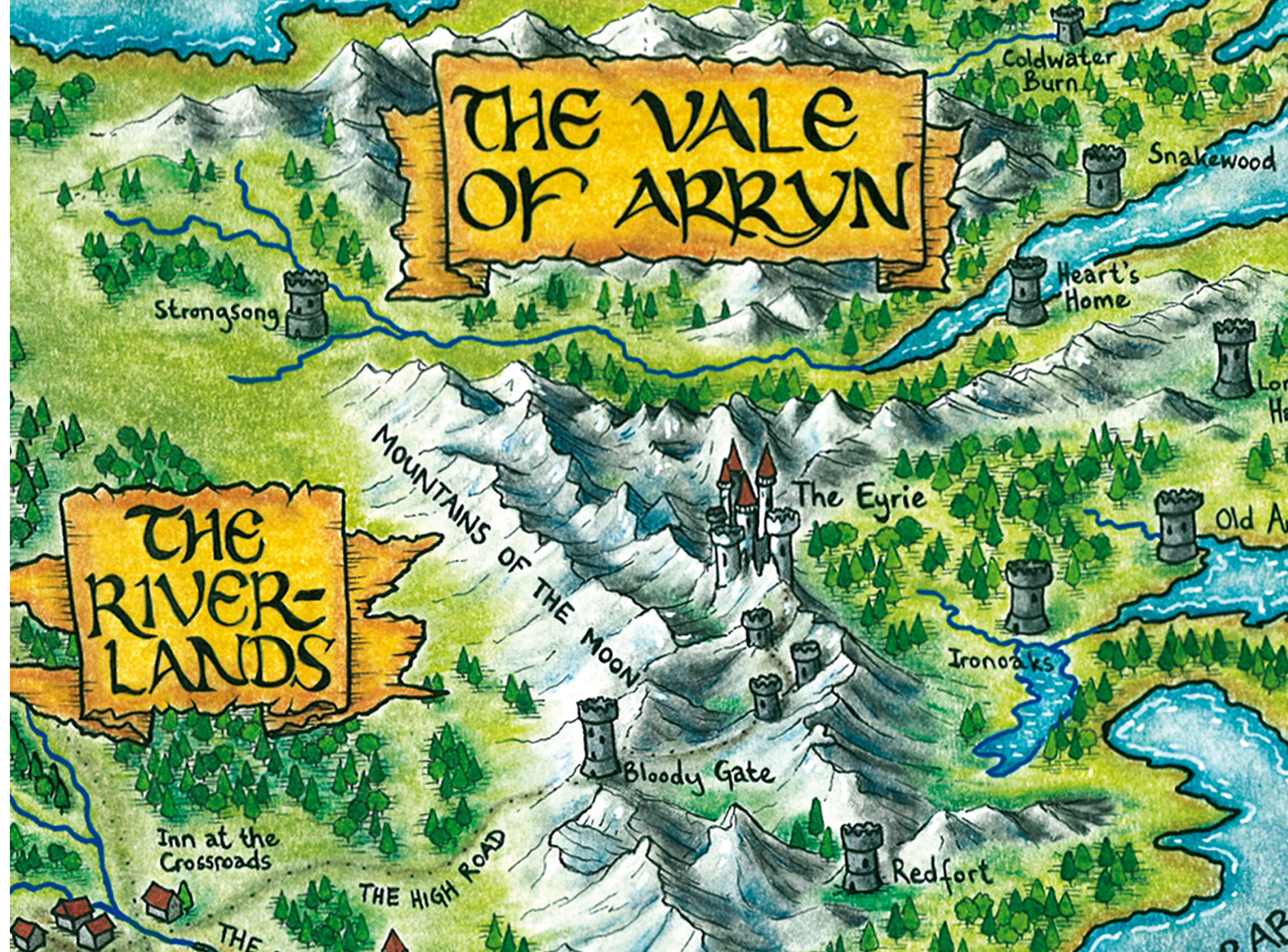 The Eyrie (Westeros Map Detail)