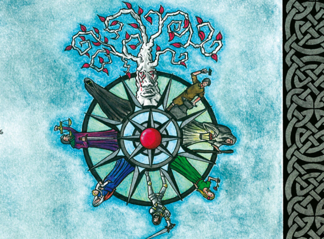 The Seven Compass Rose (Westeros Map Detail)