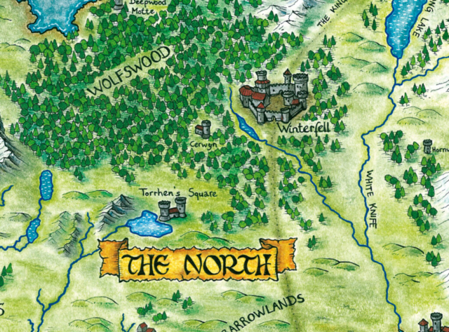 Winterfell (Westeros Map Detail)