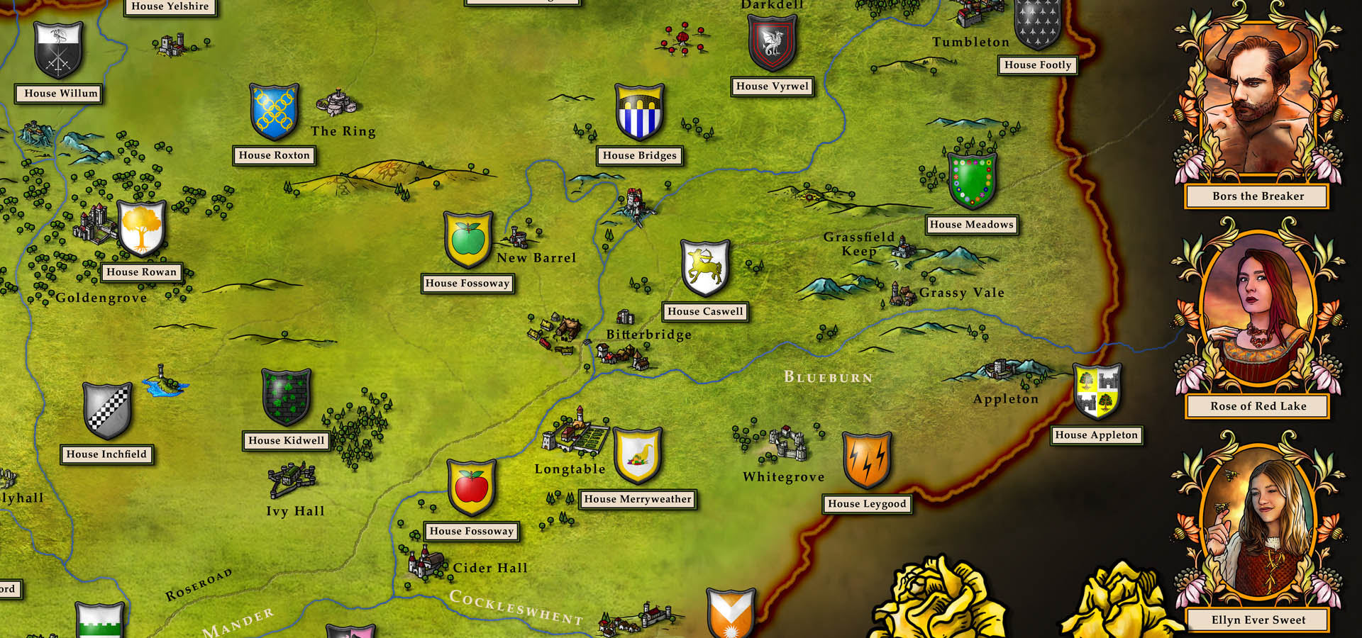 Highly detailed Map Artworks